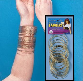 Picture of Franco American Novelty 30054 Gypsy Bangles - Gold