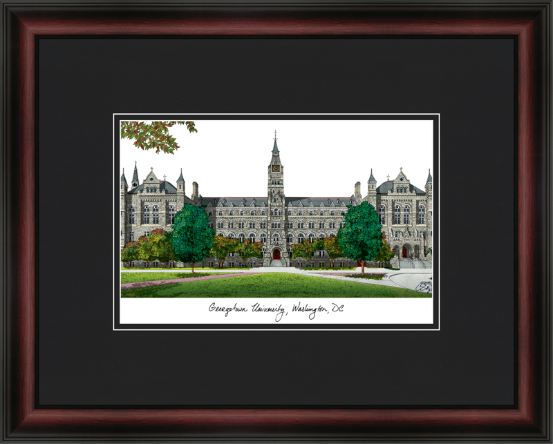Picture of Campus Images DC996A Georgetown University Academic Frame Print