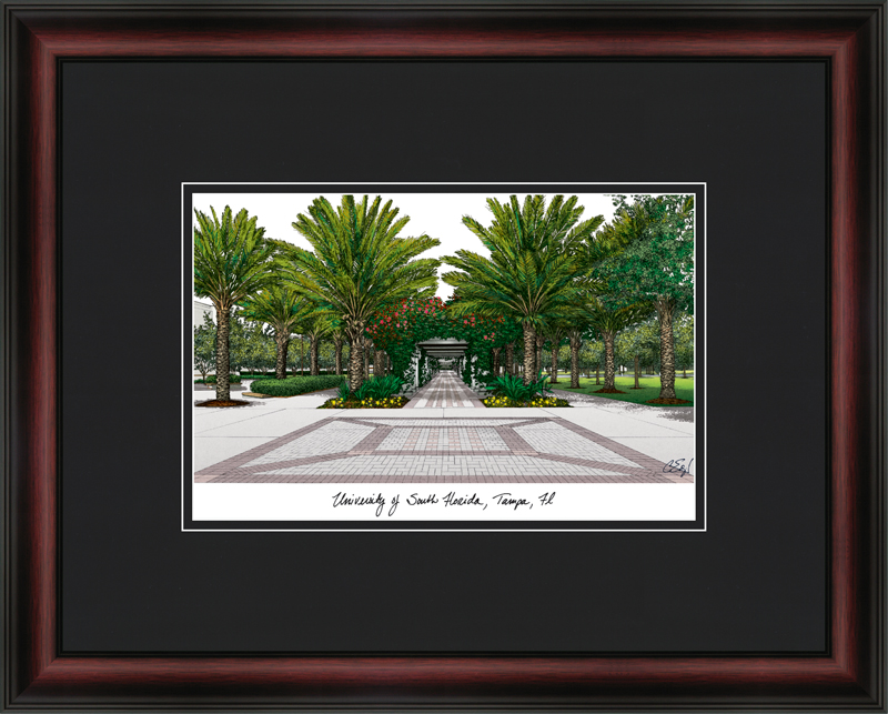 Picture of Campus Images FL989A 18&quot;x 14&quot; University of South Florida Academic Wall Art