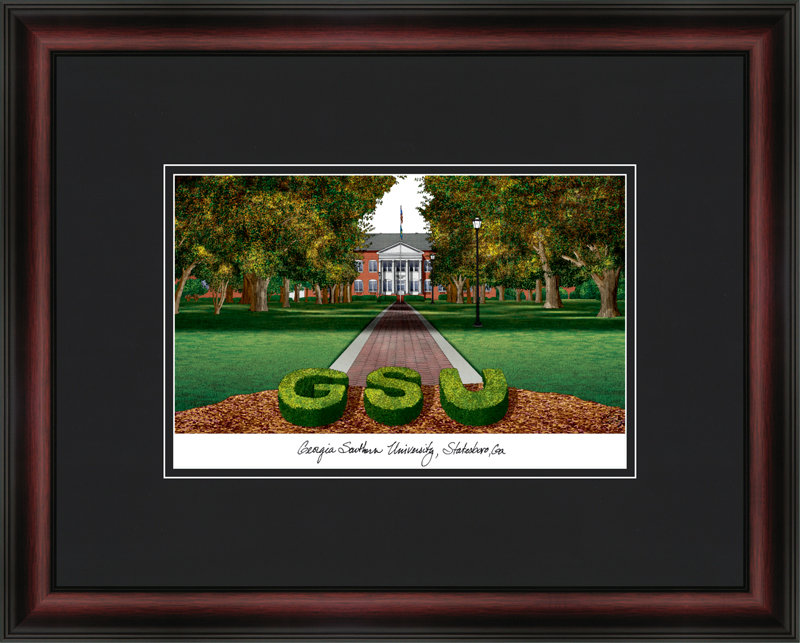 Picture of Campus Images GA975A Georgia Southern University Academic Framed Lithograph