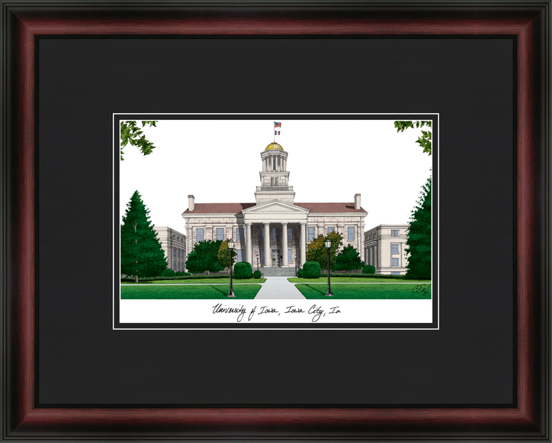 Picture of Campus Images IA995A University of Iowa Academic Framed Lithograph