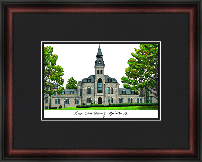 KS998A Kansas State University Academic Lithograph Frame