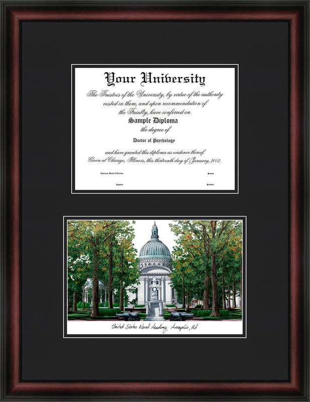 MD997D United States Naval Academy Diplomate - Shopping Accessories