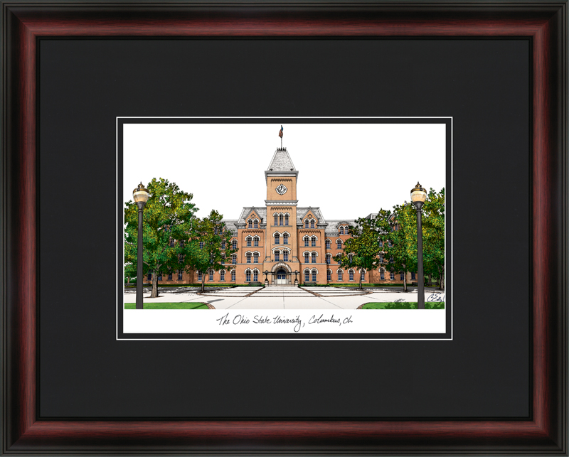 OH987A 18"x14" Ohio State University Academic Lithograph
