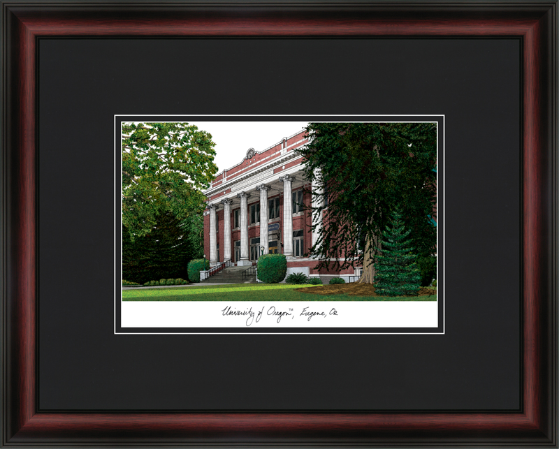 University of Oregon Academic Frame Print