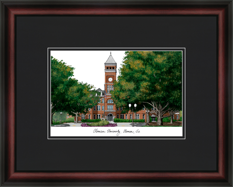 SC994A Clemson University Academic Framed Lithograph