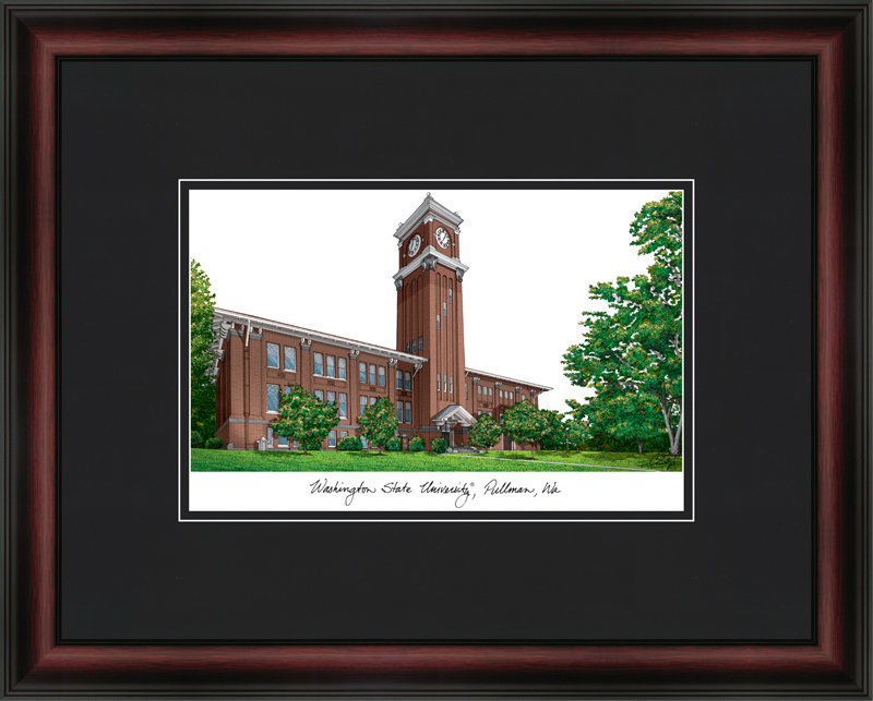 WA996A 18"x 14" Washington State University Academic Wall Art