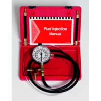 Fuel Injection Pressure Tester With Both Schrader Adapters