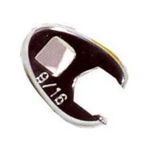 Picture of K Tool International KTI27319 Crowfoot Flare Nut 19mm 0.33 Inch Drive 6 Point