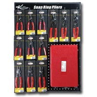K Tool 55132 Snap Ring Pliers, .070 Forty Five Degree Tip, Internal and External, Vinyl Grips