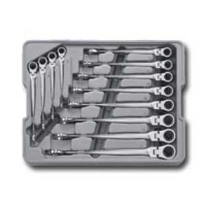 Picture of KD Tools KDT85288 12 Piece X-Beam Flex Combination Ratcheting Wrench Set - Metric
