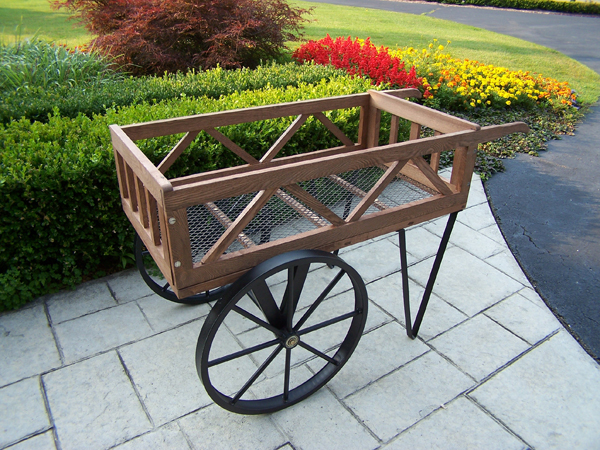 92008-BK Flower Garden Wagon