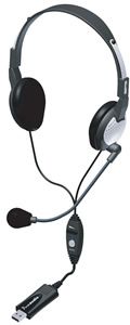 Picture of Andrea Headsets AND-NC185VMUSB High Quality Digital Stereo Usb Headset