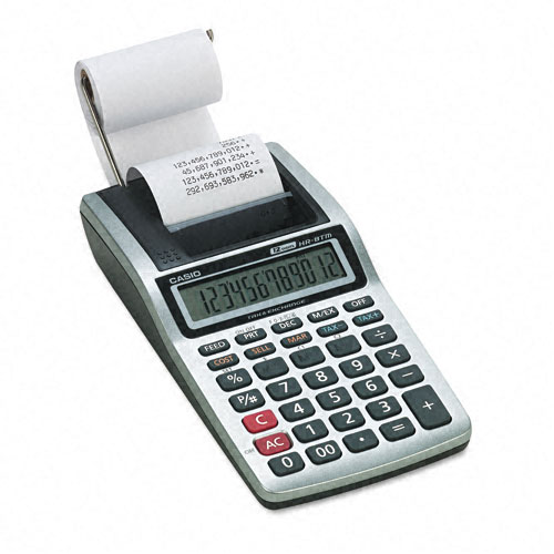   Packard HR 8TM Casio HR 8TM Plus W GY W Printing Calculator HR 8TM