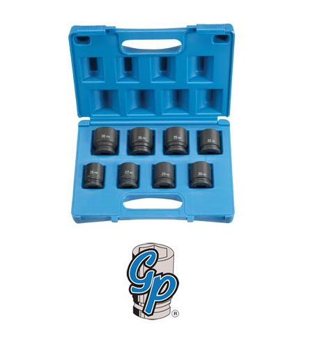 3/4" Drive, 26mm,27mm,29mm,30mm,32mm,35mm,36mm,38mm Metric Socket, 6 Points, Duo-1/4"Dx10mm,D