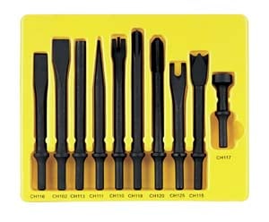 Picture of Eagle GYCS110 10 Pieces .401 Shank General Service Chisel Set