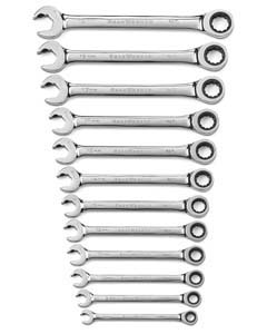 Picture of Gearwrench KD85597 12 Pieces Ratcheting Open End Wrench Set Metric