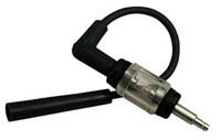In Line Spark Tester with The Engine Running The Tool Flashe