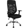 Picture of Flash Furniture LF-W952-GG High Back Mesh Office Chair with Mesh Back and Mesh Fabric Seat