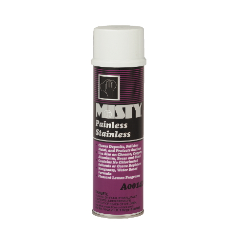 Picture of Amrep/Misty AMR A142-20 Misty Painless Water-Based Ss Cleaner 18 oz. Aerosol 12