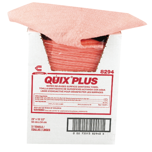 Picture of Chicopee CHI 8294 Disinf Conc Foodservice Towel- Pink- 72 Count