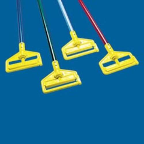 Hardwood Side Gate Wet Mop Handle - Yellow