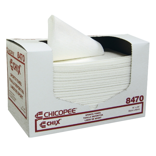 Picture of Chicopee CHI 8470 Sports Towel 14X24 White- 100 Per Pack - Case of 6