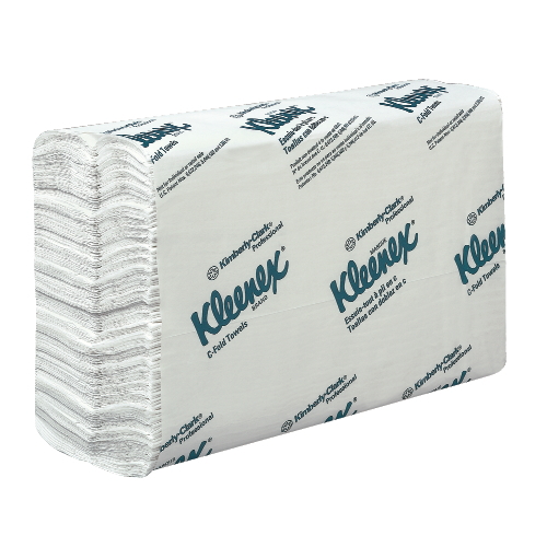 Picture of Kimberly-Clark KCC 01500 Kleenex C-Fold Towel 10.125X13.15 1P White- 150 Count - Case of 16