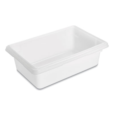 Picture of Rubbermaid Commercial Products RCP 3509 WHI 3.5 Gallon Food &amp; Tote Box- 6 Inch - White