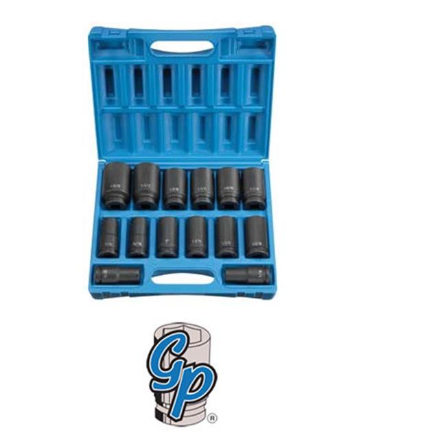 Grey Pneumatic GY8038D 3/4 Drive 14 Pieces Deep Impact Socket Set