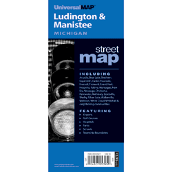 Universal Map 076256072X Ludington & Manistee MI