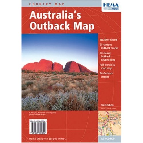 Universal Map 1865001856 Australia s Outback Map