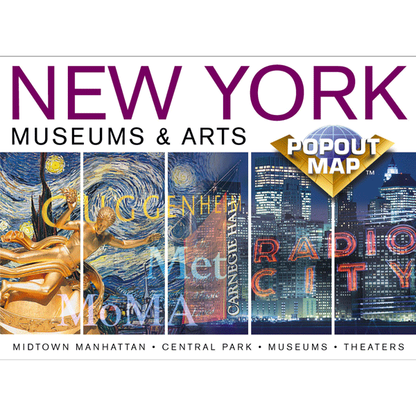 Universal Map 1841391182 New York City NY Museum & Arts Popout Map