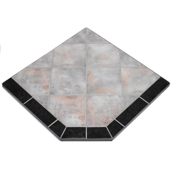 Picture of American Panel 40 sl ns Night Shadows Tile Single Cut Corner Stove Board  40 Inch  x 40 Inch 