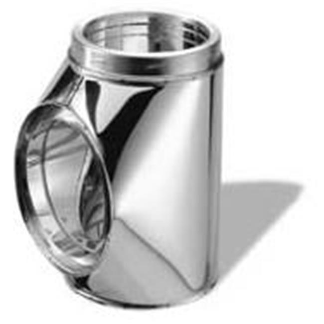 M & G Duravent 6DT-ST 6 Inch Dura Vent Duratech Tee Galvalume With Cover