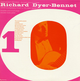 Picture of Smithsonian Folkways DB-00010-CCD Richard Dyer-Bennet- Vol. 10