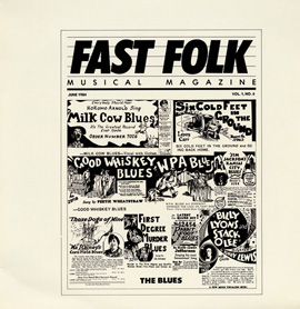 Picture of Smithsonian Folkways FF-FF106-CCD Fast Folk Musical Magazine- Vol. 1- No. 6 The Blues