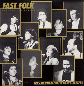 Picture of Smithsonian Folkways FF-FF307-CCD Fast Folk Musical Magazine- Vol. 3- No. 7 Live at the Bottom Line