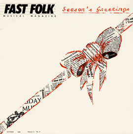 Picture of Smithsonian Folkways FF-FF308-CCD Fast Folk Musical Magazine- Vol. 3- No. 8 Seasons Greetings