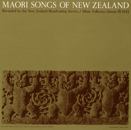 Smithsonian Folkways FW-04433-CCD Maori Songs of New Zealand