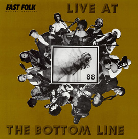 Picture of Smithsonian Folkways FF-FF502-CCD Fast Folk Musical Magazine- Vol. 5- No. 2 Live at the Bottom Line 1988