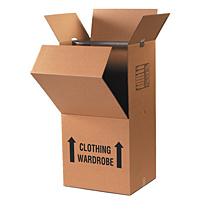 Moving Box Kit, Kraft, Corrugate, Single Wall, 32 ECT