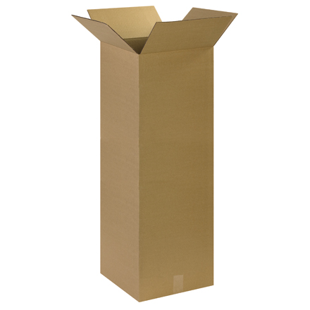 Picture of Box Partners 141440 14 in. x 14 in. x 40 in. Tall Corrugated Boxes- 15
