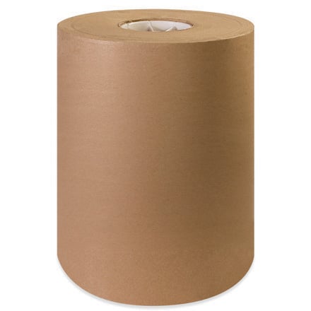 Kraft Paper Rolls, 12 in Roll Width, 900 ft Roll Length, 12 lb Roll Weight, 11.38 lb Basis Weight