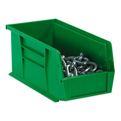 Picture of Box Partners BINP1816G 16 .50 in. x 18 in. x 11 in. Green Plastic Stack & Hang Bin Boxes- 3