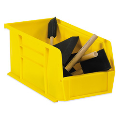 Picture of Box Partners BINP1816Y 16 .50 in. x 18 in. x 11 in. Yellow Plastic Stack & Hang Bin Boxes- 3