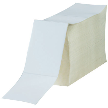 4 in. x 6 in. Fanfold Labels