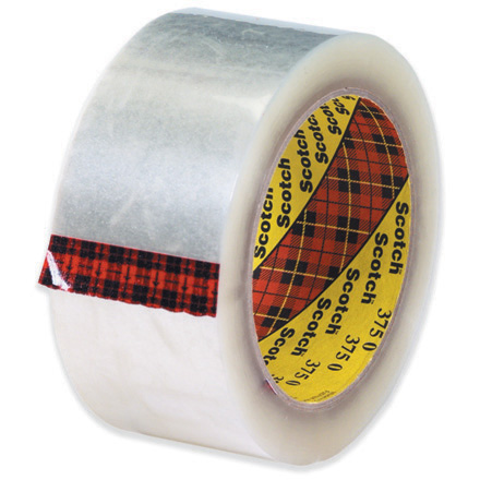 2in. x 55 yds Clear 3M-375 Carton Sealing Tape
