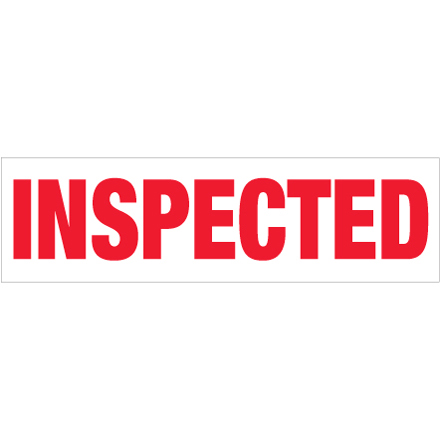 2" x 110 yds. -"Inspected" Sealing Tape