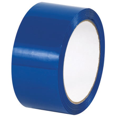2 in. x 55 yds. Blue Carton Sealing Tape - Blue - 2 inch width